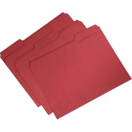 Made-To-Stick 753001 1 by 3 Cut Letter Single Ply Recycled File Folder  Red MA3200877